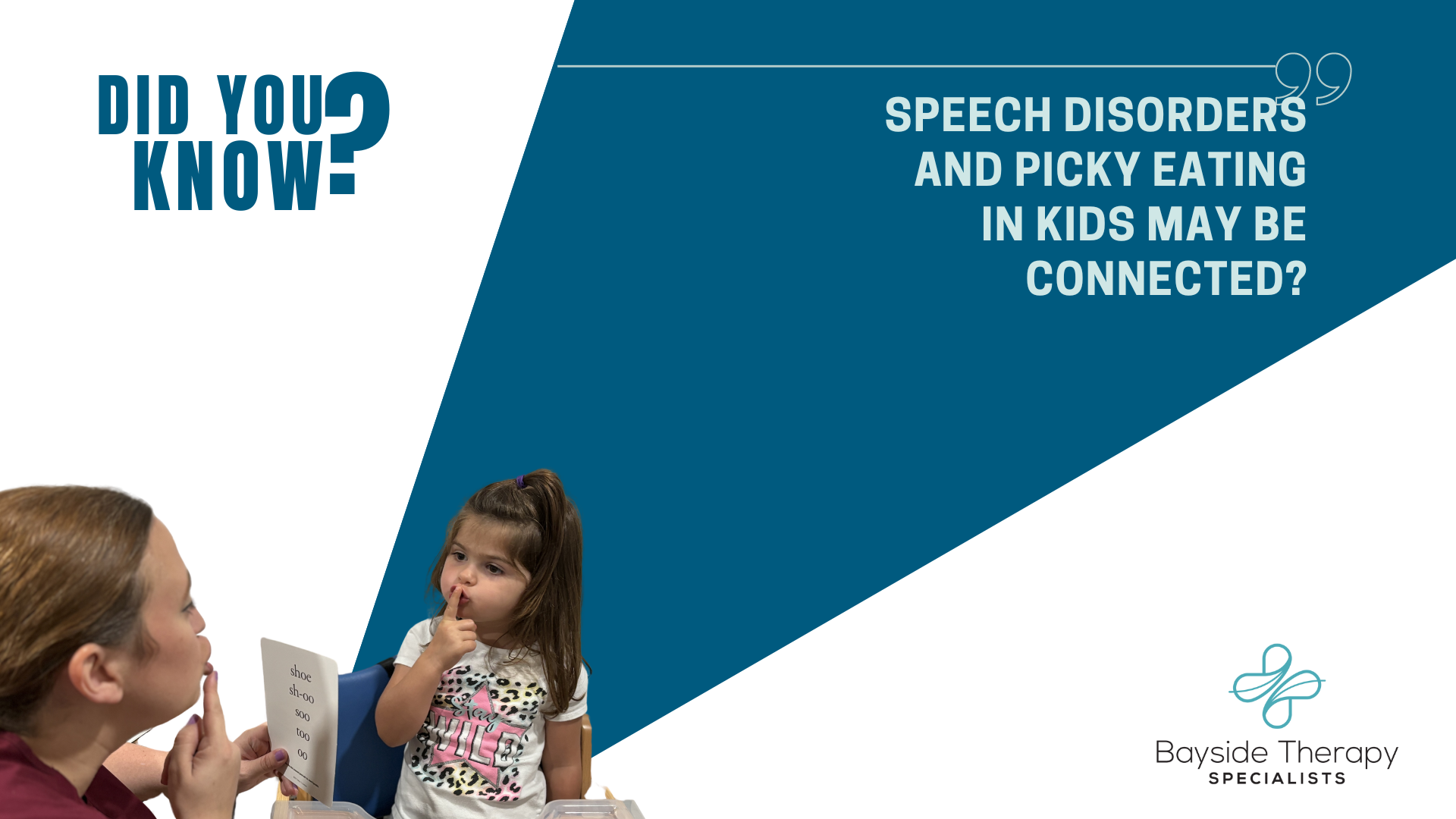 The Hidden Connection: How Speech and Feeding Issues Are Intertwined